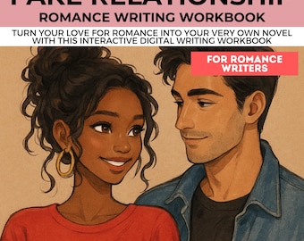 Fake Dating Writing Workbook, Romance Writing Prompt, Romantic Comedy Writing,  Romance Plot Writing Challenge