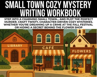 Small Town Murder Story Planner, Cozy Mystery Story Builder, Whodunnit Writing Guide, Mystery Plot Twist Generator, Suspect Worksheets