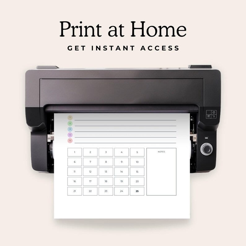 100 Day Writing Habits Tracker Printable, Goal Tracker for Authors ...