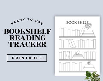Bookstagram Leselogbuch, druckbarer Buchtracker, Bücherregal-Lesetracker, monatliche Leseherausfordernde Bücher zum Lesen, Buchclub-Booktracker