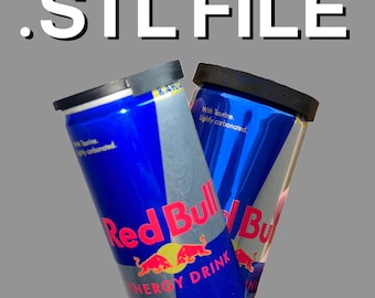Digital STL File – Can Cover Guard for 8.4 fl oz Redbull Cans