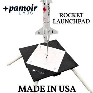 Heavy-Duty Model Rocket Launch Pad Kit: Aluminum Plate, Easy Setup