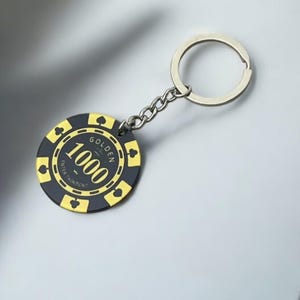 Mini Casino Poker Chip Sleutelhanger Cadeau - Good Luck Casino Token Toy