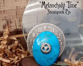 Melancholy Time Limited Steampunk Pin