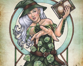 Role Playing Witch Art Prints