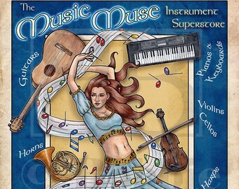 Music Muse Art Prints by Bobbie Berendson W