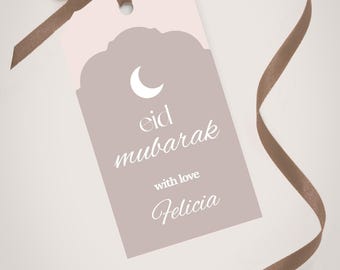 Eid Mubarak Gift Tags - Digital Download