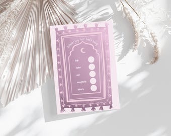 Rosa Böneräknare för barn – Salah/Prayer Tracker (Digital Nedladdning)