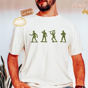 Camiseta Comfort Colors® de Toy Story del Ejército, Camisetas de Toy Story, Camiseta de Soldados del Ejército de Juguete, Camiseta Divertida de Toy Story, Camiseta de Hollywood Studios imagen 1