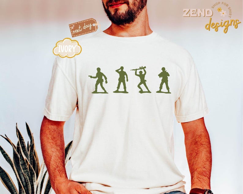 Camiseta Comfort Colors® de Toy Story del Ejército, Camisetas de Toy Story, Camiseta de Soldados del Ejército de Juguete, Camiseta Divertida de Toy Story, Camiseta de Hollywood Studios imagen 1