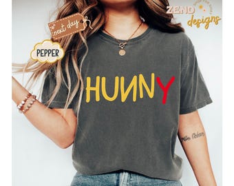 Comfort Colors® Hunny Shirt,Pooh Shirt,Pooh Oh Bother,Tigger Shirt,Pooh Honey Shirt,Hunny Cute Tee,Disney Winnie the Pooh Shirt,Disney Gift