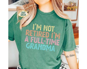 Comfort Colors® Retirement Gifts for Women, Retirement Gift, Retirement Gift for Women, Gift Mothers Day, Retirement Shirt, for Grandma