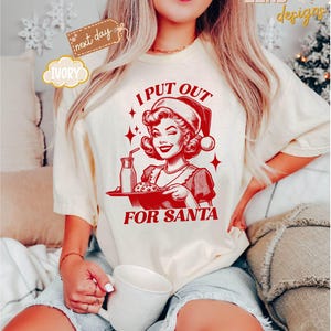 Couleurs confortables que j&#39;ai proposées pour le père Noël, chemise de Noël drôle, chemise de père Noël drôle, chemise de Noël pour femme, chemise de Noël moche, t-shirt de vacances