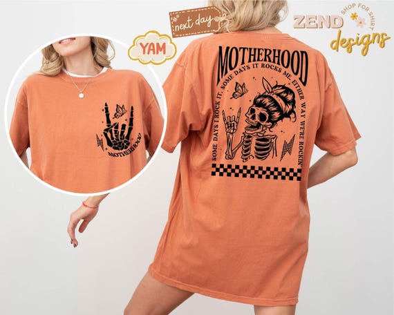 Comfort Colors® Motherhood Sometimes I Rock It Sometimes It Rocks
