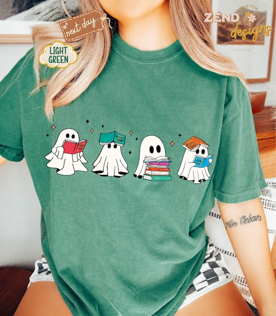 Ghost Reading Shirt, Acotar Ghost Shirt,comfort Colors Bookish