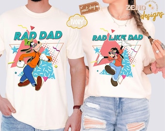 Comfort Colors® Disney Goofy and Max Shirt, Rad Dad and Rad Like Dad Sweatshirt, Disney Dad and Son Shirt, Disneyworld Fathers Day Shirt