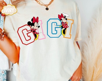 Comfort Colors® Gigi-skjorta, Gigi-t-shirt, Gigi-t-shirt, söt Gigi-skjorta, present till Gigi, mormorspresent, mormorsskjorta, mormor Mimi Gigi-t-shirt