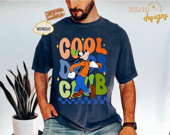 Camiseta Comfort Colors Disney Goofy Cool Dads Club, Camiseta Cool Dads Club, Presente para o Pai, Camiseta para o Pai, Camiseta Divertida para o Pai, Presente de Aniversário para o Pai, Presente para o Dia dos Pais