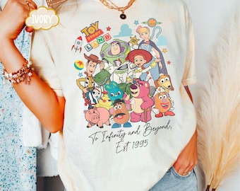 トイ・ストーリーランドTシャツ、ディズニー・ピクサーTシャツ、ディズニーランドお揃いTシャツ、ディズニー・ウッディ・ジェシー・バズ・ライトイヤーTシャツ、ユーヴ・ゴット・ア・フレンド・イン・ミーTシャツ