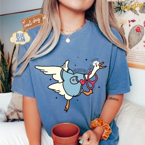 Nurse Silly Goose Shirt, Nursing Student Shirt, Comfort Colors Nurse Shirt, Nurse Gift, Nurse Appreciation Shirt, Pediatric Nurse T-Shirt