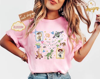 Camiseta Retro Coquette de Disney Toy Story "Tienes un amigo en mí", camiseta con personajes de Toy Story, camiseta para viaje a Disneyland
