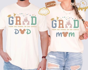 Comfort Colors® Disney Grad 2025 Shirt,Graduation Castle Family Trip Shirt,Magic Kingdom Graduate Trip,Class of 2025 Shirt,Mickey Grad Shirt