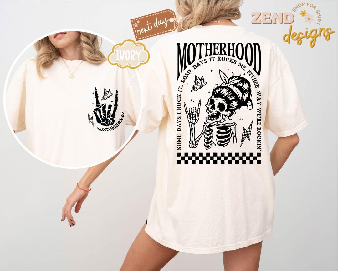 Comfort Colors® Motherhood Sometimes I Rock It Sometimes It Rocks
