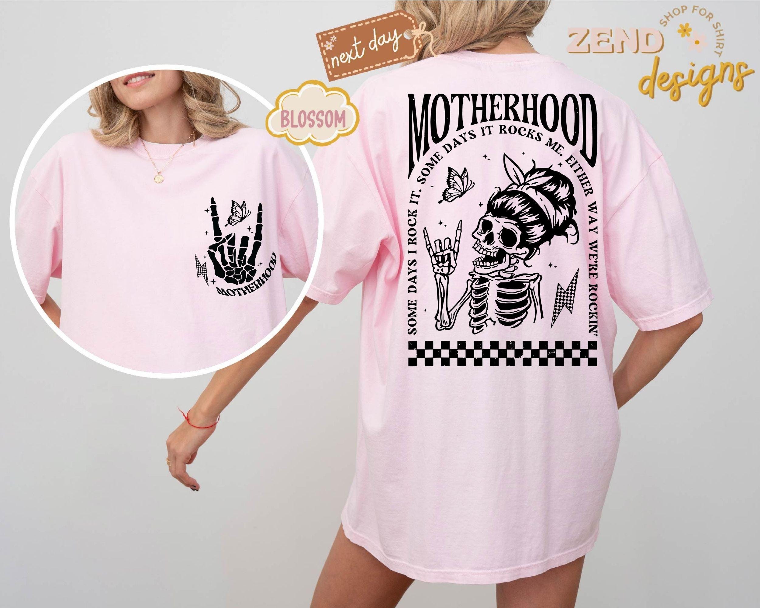 Comfort Colors® Motherhood Sometimes I Rock It Sometimes It Rocks