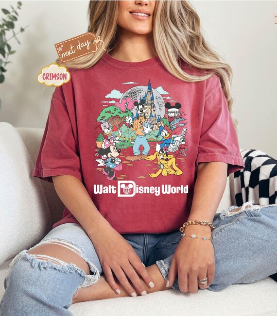 Retro Walt Disneyworld Comfort Colors Shirt, Vintage Disneyworld