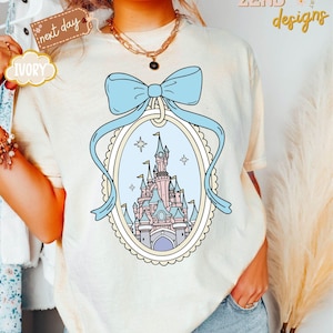 Comfort Color® Disney Castle Shirt, Princess Castle Sketch, Magical Shirt, Vintage Castle Shirt, Disney Family Vacation, Disney Trip Shirt