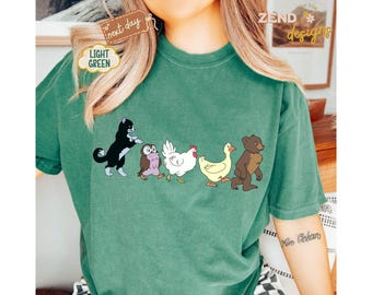 Comfort Colors® Little Bear Shirt, Cute Shirt, Animal Lover Shirt, Animal Kids, Mom Shirt, Animated TV Show Shirt, Gift, Cute Animal Shirt