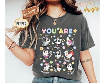 Comfort Colors® Silly Goose You Are Kind Shirt, Teacher Affirmation Tee, Back to School Shirt, SEL Teacher Shirt, Cute Goose Shirt, Gift