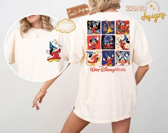 Comfort Colors® Disney Fantasia T-Shirt, Mickey Magic Shirt, Fantasia Sorcerer Shirt, Fantasmic Tee, Disney Trip Shirt, Magic Kingdom Shirt