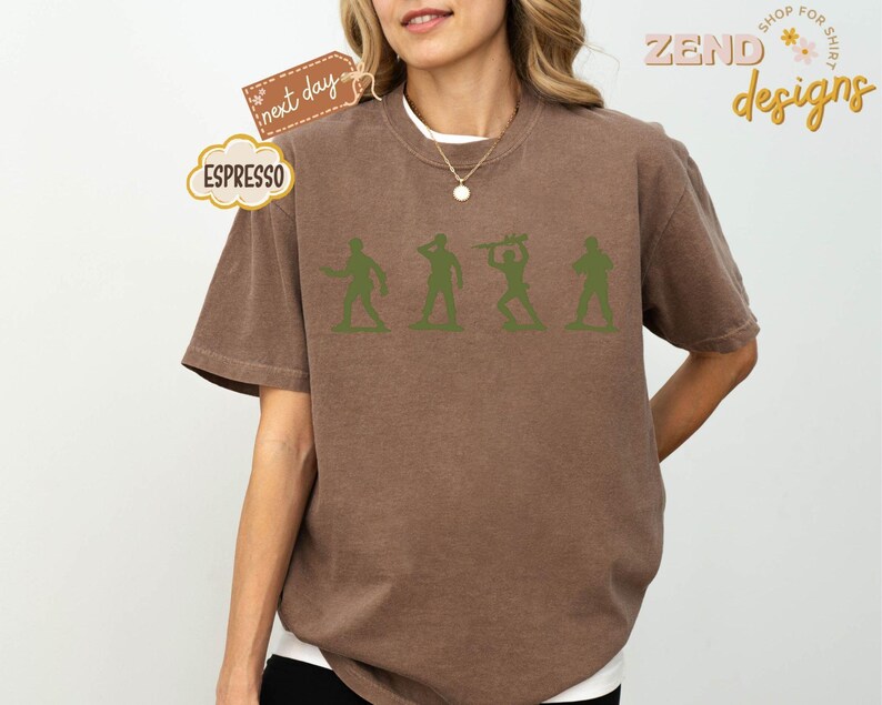 Camiseta Comfort Colors® de Toy Story del Ejército, Camisetas de Toy Story, Camiseta de Soldados del Ejército de Juguete, Camiseta Divertida de Toy Story, Camiseta de Hollywood Studios imagen 10