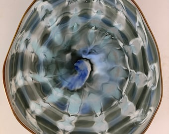 Wall Art Glass Blown Platter 2186