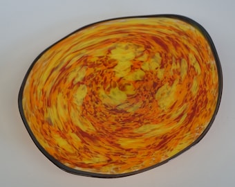 Wall Decor Glass Blown Platter 897