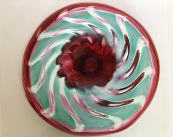 Wall Art Glass Blown Platter 2174