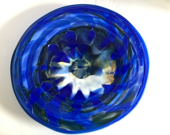 Wall Art Glass Blown Platter 2150