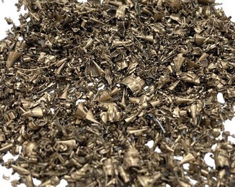 Bronze metal shavings