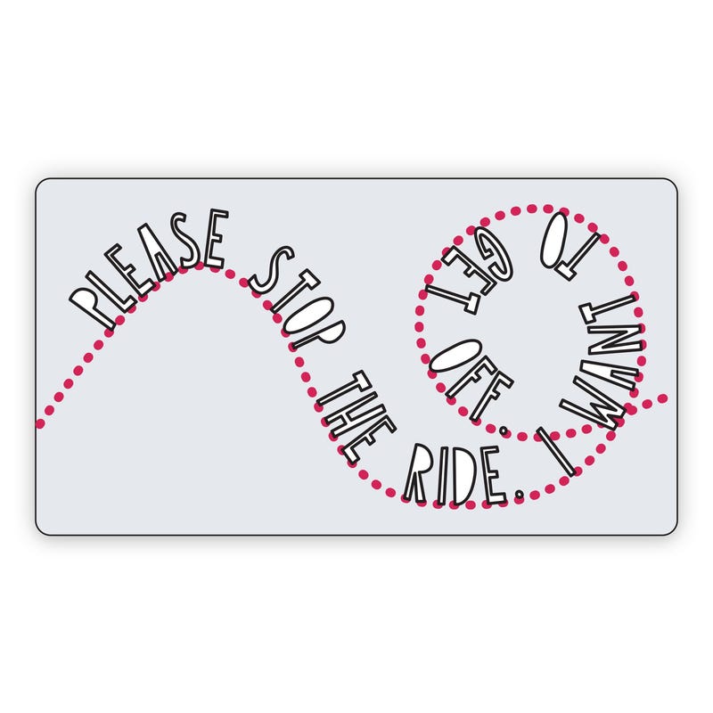 Sticker Say Your Last Ride nearmoderndisaster - Etsy