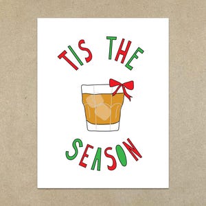 SOLDES - Whisky Season - Carte de correspondance pliée A2 et enveloppe - SKU 271