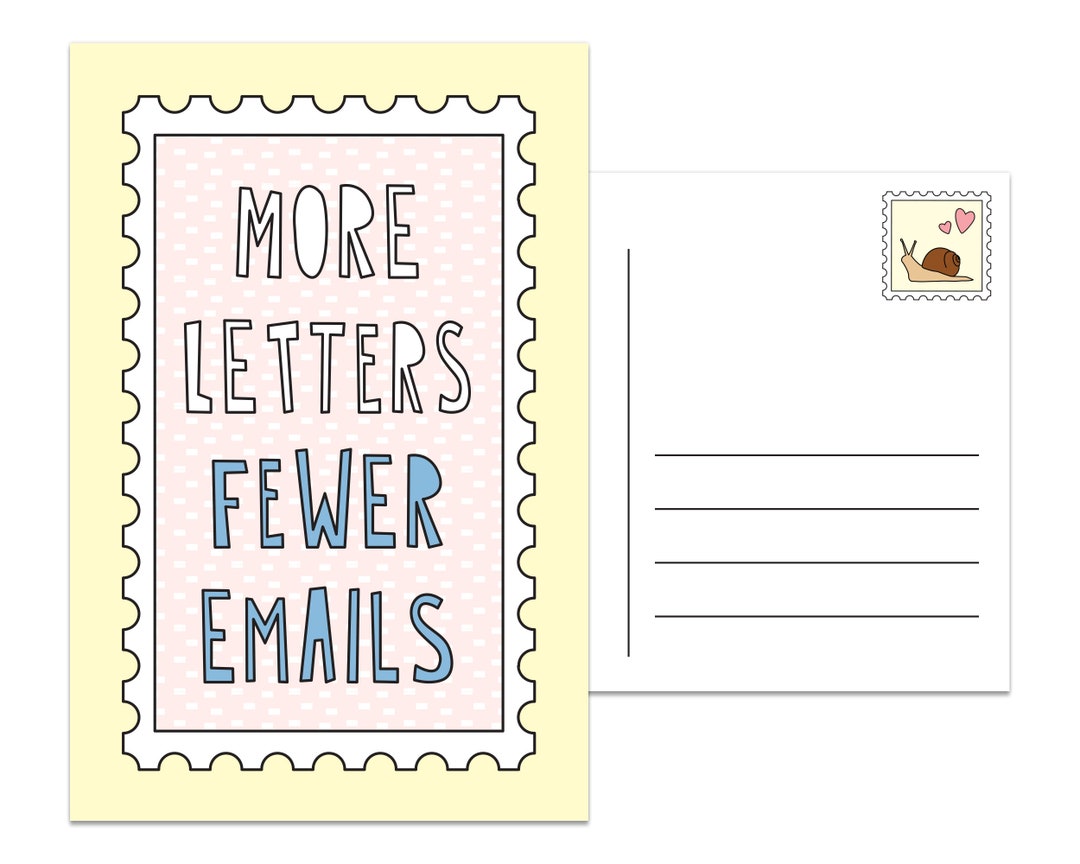 More Letters, Fewer Emails - 4