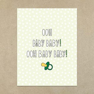 SALE - Ooh Baby Baby! - A2 Klappkarte & Kuvert - SKU 383
