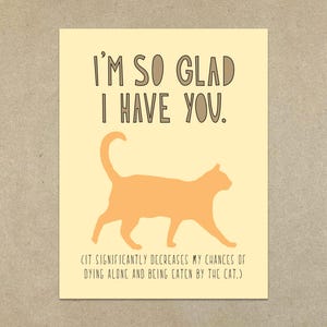 Eaten By The Cat - Carte de correspondance pliée A2 et enveloppe - SKU 247