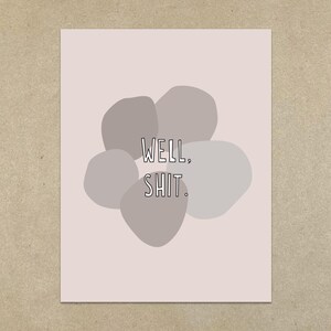 VERKOOP - Nou, shit. - A2 gevouwen notitiekaart en envelop - SKU 489,-