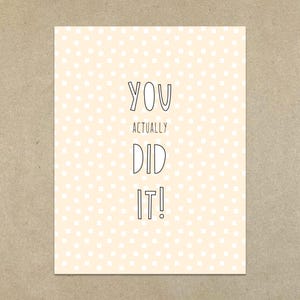 セール - You (Actually) Did It! - カードと封筒 - SKU 387