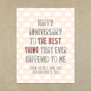Feliz aniversário para a melhor coisa que já aconteceu comigo (de A melhor coisa que já aconteceu com você) - Cartão A2 e envelope - SKU 542
