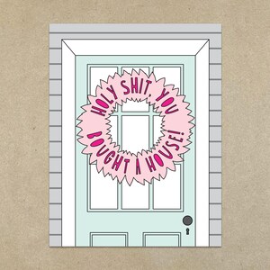 Verdorie, je hebt een huis gekocht! - A2 gevouwen notitiekaart en envelop - SKU 482,-