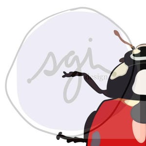 Carta da parati coccinella