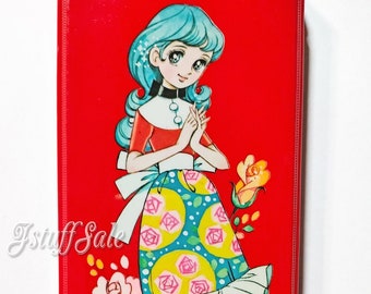 70s Vintage anime girl pen case